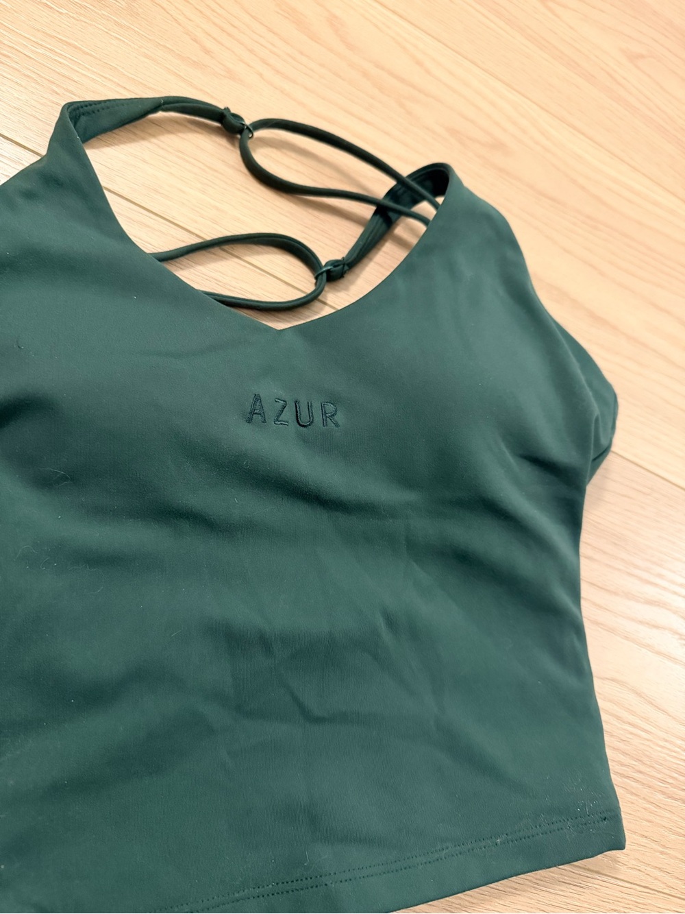 Azur Dark green / turquoise halter tank